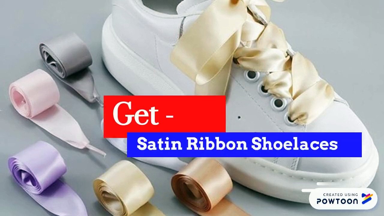Satin Ribbon Shoelaces