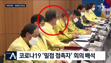 ‘밀접접촉자’ 대구 경제부시장, 文 회의 배석…靑 ‘아찔’