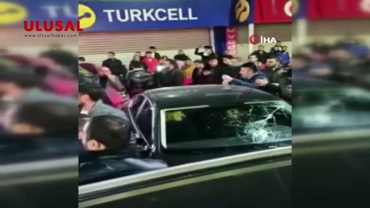 Birçok araca çarpınca linç edilmek istendi
