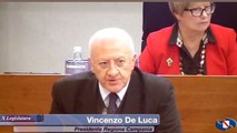De Luca dal Consiglio Regionale, prosegue la discussione (26.02.20)