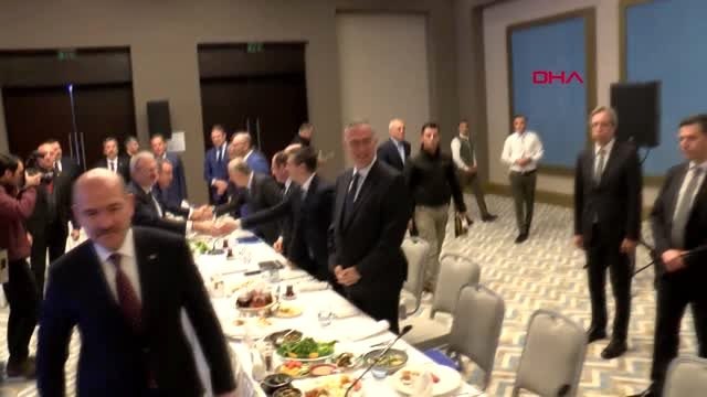 Antalya içişleri bakanı soylu, turizm ve asayiş değerlendirme toplantısına katıldı