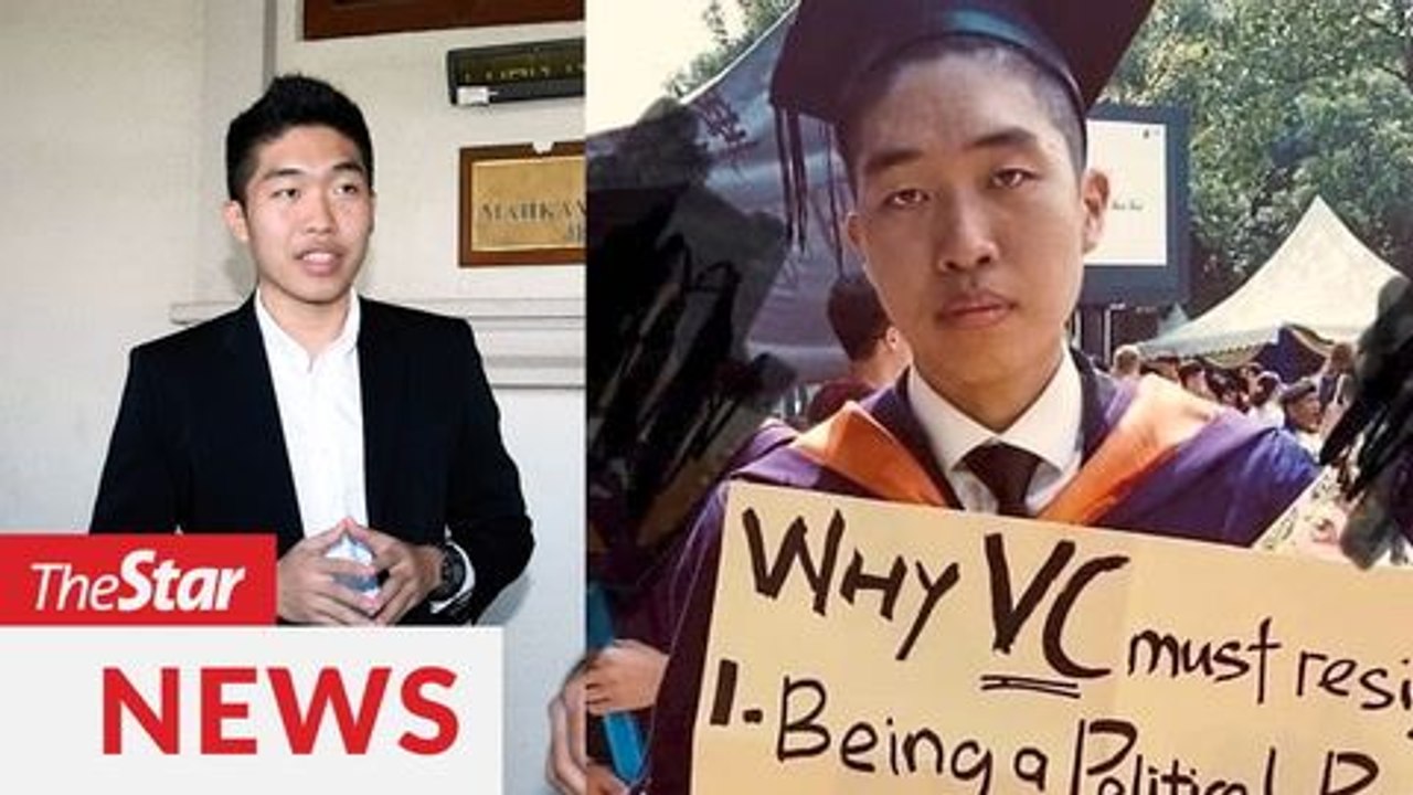 Student activist charged over UM convocation protest