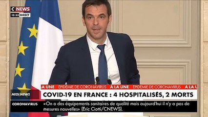 Coronavirus - Olivier Véran, ministre des Solidarités et de la santé: "Il n'y a pas de malade identifié à Turin. Il n'a pas lieu d'empêcher les supporters italiens de se rendre à ce match de football"