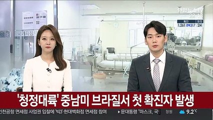 '청정대륙' 남미 브라질서 코로나19 첫 확진자 발생