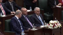 AK Parti TBMM Grup Toplantısı - Cumhurbaşkanı Erdoğan'ın doğum için hazırlanan video - TBMM