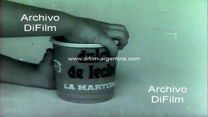 Publicidad dulce de leche La Martona 1976