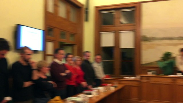 Marie-France Beaufils la maire de Saint-Pierre-des-Corps a présidé mardi 25 février son dernier conseil municipal