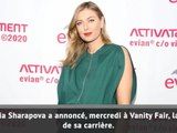 WTA - Sharapova prend sa retraite