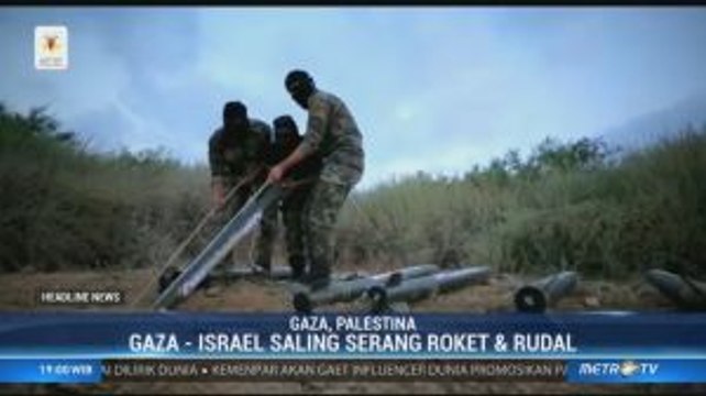 Saling Serang dengan Roket, Konflik Gaza-Israel Kembali Memanas