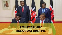 How Uhuru will run Nairobi, Kenya power running into losses, Lamu demand return of Cuban doctors: Your breakfast briefing