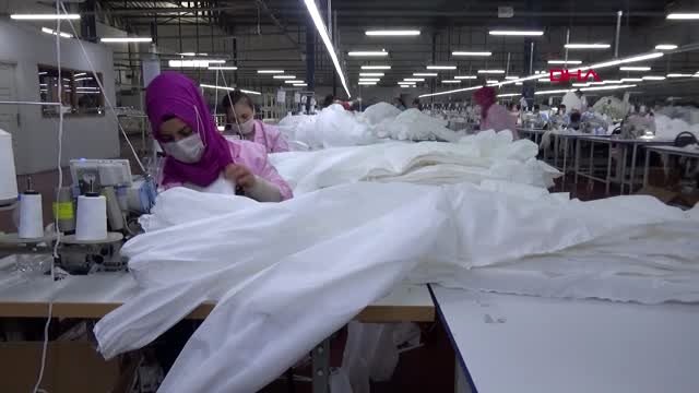 Tokat koronavirüs için tulum ürettiler, siparişlere yetişemiyorlar