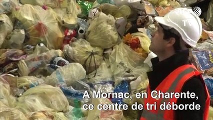 Recyclage: la Chine n'importe plus de déchets, un centre de Charente déborde