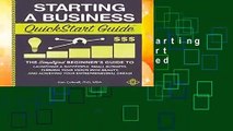 About For Books  Starting a Business QuickStart Guide: The Simplified Beginner s Guide to