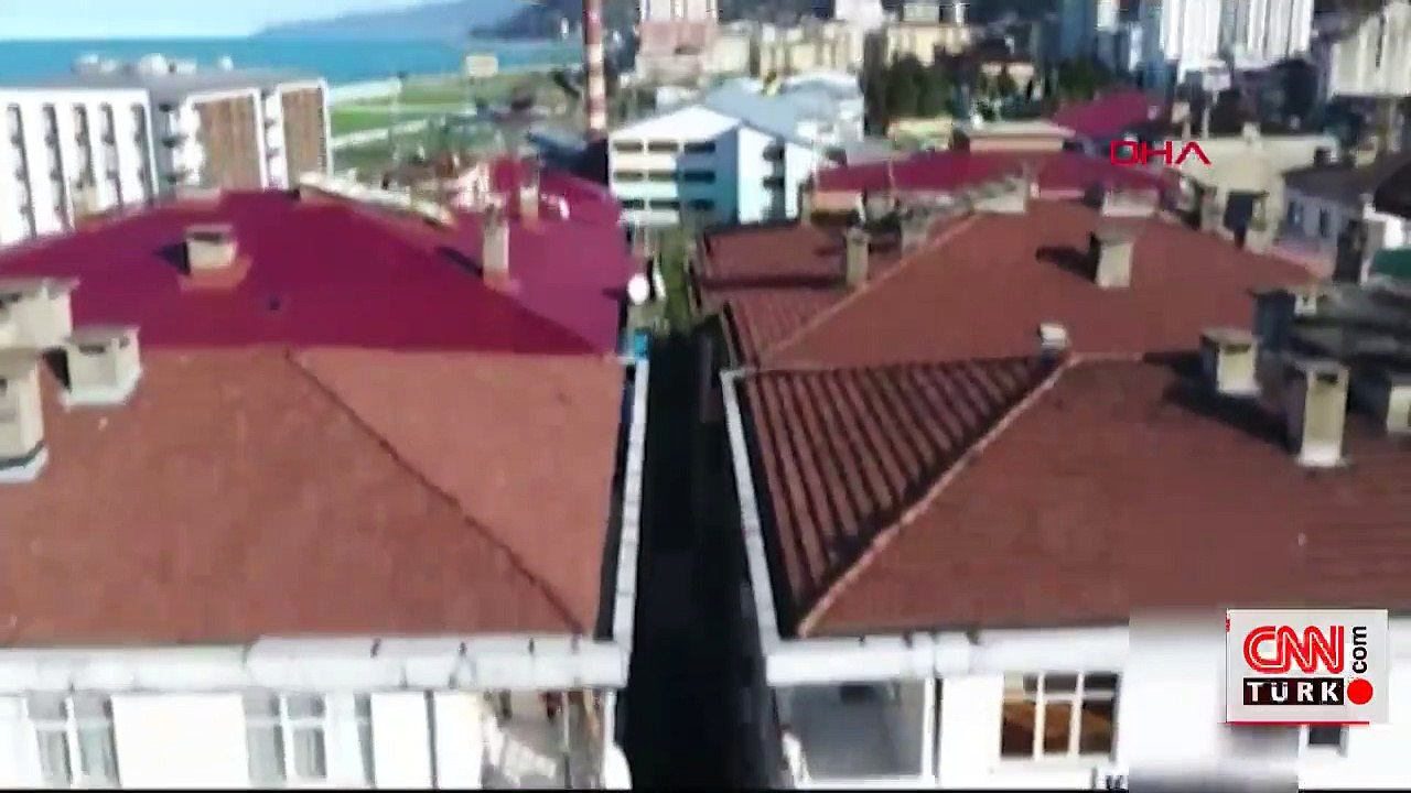 Rize'deki eğimli binalara tehlikeli formül
