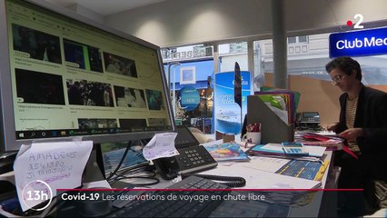 Covid-19 : effondrement des réservations touristiques