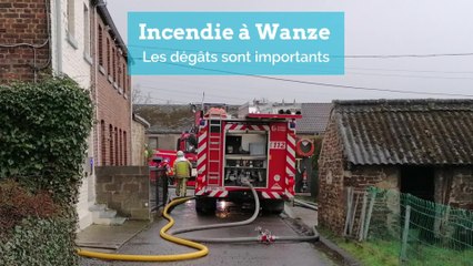 Trois maisons ont pris feu à Wanze: des dégâts importants