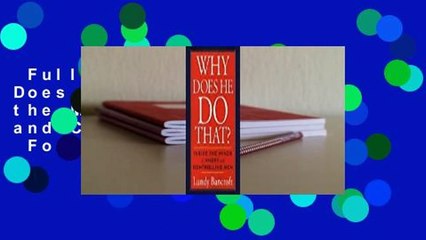 Full version  Why Does He Do That?: Inside the Minds of Angry and Controlling Men  For Online