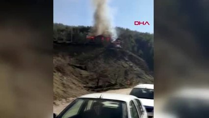 Kahramanmaraş evde yangın çıktı; anne ve kızı komşuları kurtardı