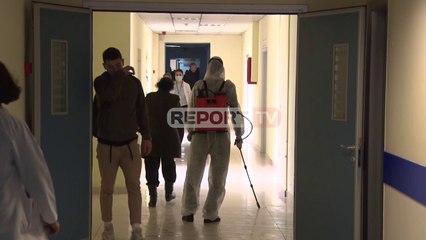 Report TV -Dezinfektohet spitali Shkodër, nuk ka raste dyshuese për koronavirus