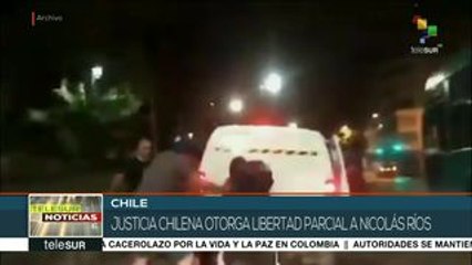 Justicia chilena otorga libertad parcial a Nicolás Ríos