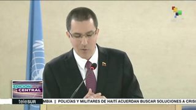Venezuela denuncia ante ONU violaciones de DDHH de EEUU