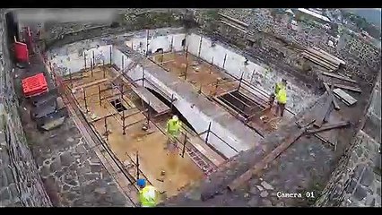 Carrickfergus Castle; The Great Tower Roof - 1 Minute Recap