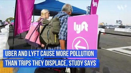Uber and Lyft Cause More Pollution Than Trips They Displace, Study Says