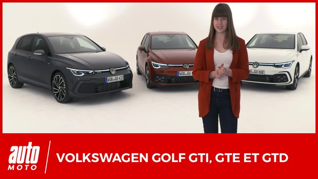 Volkswagen Golf GTI, GTE et GTD : toutes les infos officielles