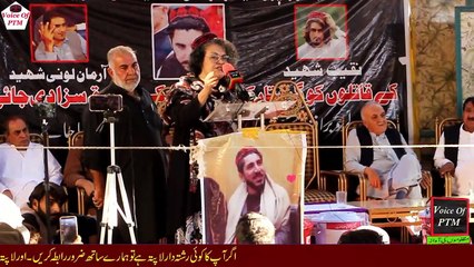 Ghinwa Bhutto Full Speech in Karachi PTM Jalsa 2020 / In favor of Manzoor Pashteen
