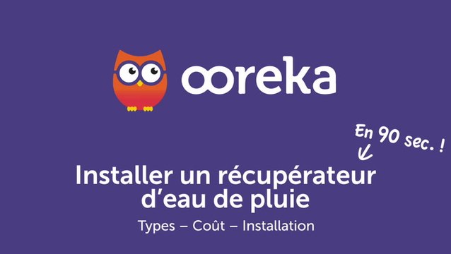 Installer un récupérateur d'eau de pluie