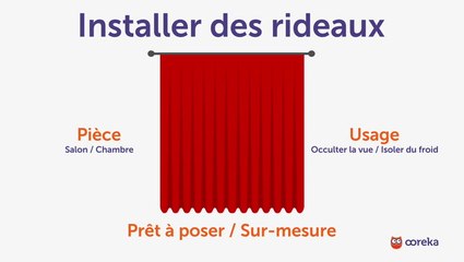 Installer des rideaux