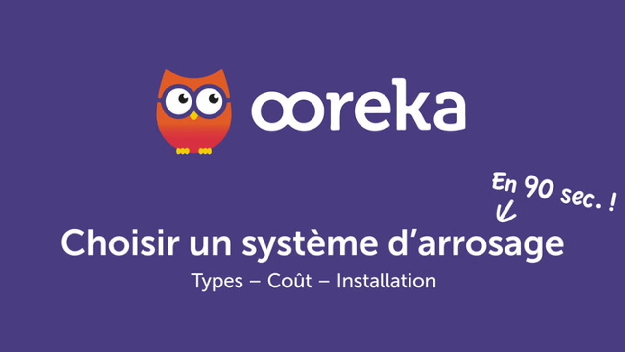 Choisir un système d'arrosage