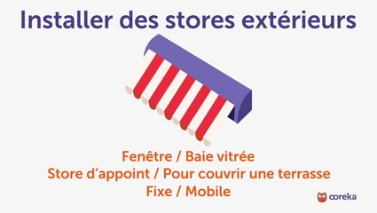 Installer des stores extérieurs