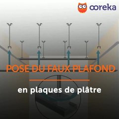 Poser du faux plafond en plaques de plâtre