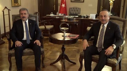 Dışişleri Bakanı Çavuşoğlu, Destici'yi kabul etti