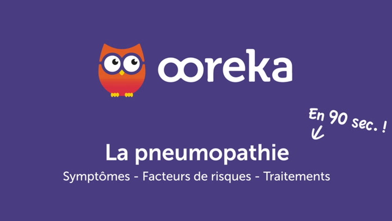 Pneumopathie : symptômes, facteurs de risques, traitements