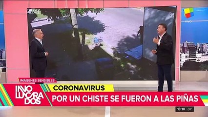 Se agarraron a piñas por un "chiste" sobre el coronavirus