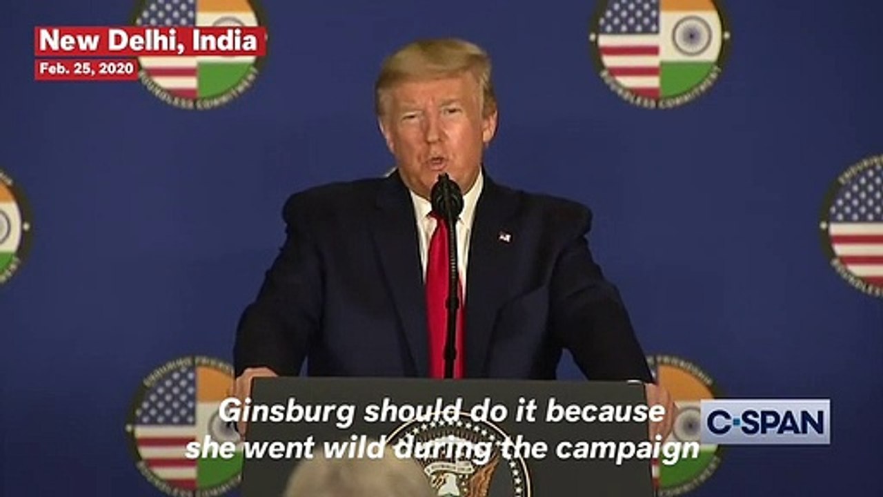 Trump Calls For Supreme Court Justices Ginsburg And Sotomayor To 'Recuse' Themselves From His Cases