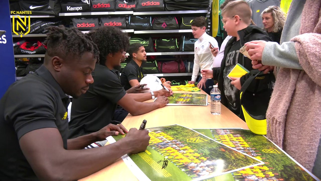 Dédicaces : effervescence chez Intersport à Rezé