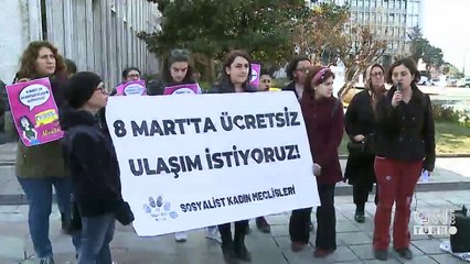 Kadınların ücretsiz ulaşım talebi