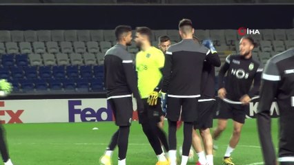 Sporting Lizbon, Başakşehir maçının son çalışmasını yaptı