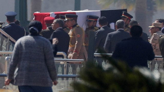 Egypt holds military funeral for former leader Hosni Mubarak