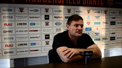Huddersfield Giants coach Simon Woolford  talks being top of the table