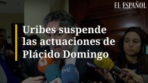 Uribes suspende las actuaciones de Plácido Domingo