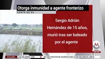 Estados Unidos otorga inmunidad a agente fronterizo que mató a mexicano