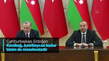 Cumhurbaşkanı Erdoğan: Karabağ, Azerbaycan kadar bizim de meselemizdir