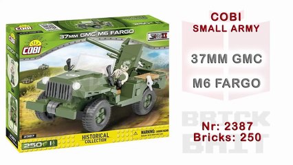[COBI] 37mm GMC M6 Fargo - Speedbuild (WW II Series No. 2387)