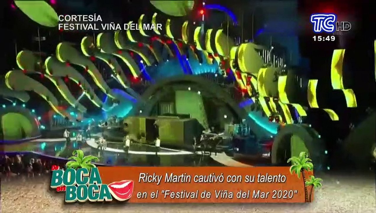 Ricky Martin cautivó con su talento en el  “Festival de Viña del Mar 2020”