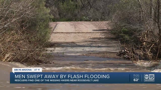 Rescuers find hiker near Roosevelt Lake, 2nd hiker later found dead