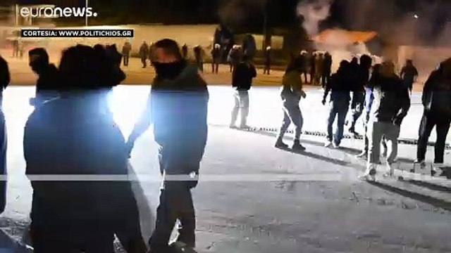 Confrontos em protestos contra novos campos de migrantes